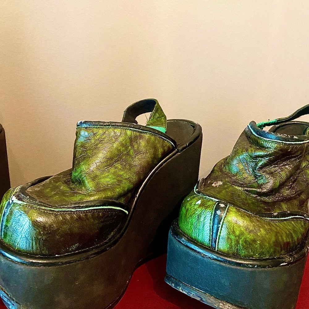 Authentic Luichiny Platform Slingback Wedge - image 3